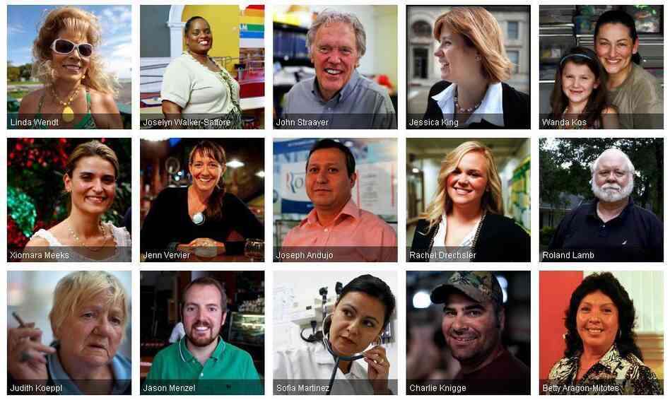 NPR's First and Main series interviewed voters in Wisconsin, Colorado and Florida.