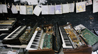 Some of the instruments, scores and other materials the New Amsterdam label is trying to salvage after Sandy. Some of the instruments, scores and other materials the New Amsterdam label is trying to salvage after Sandy.