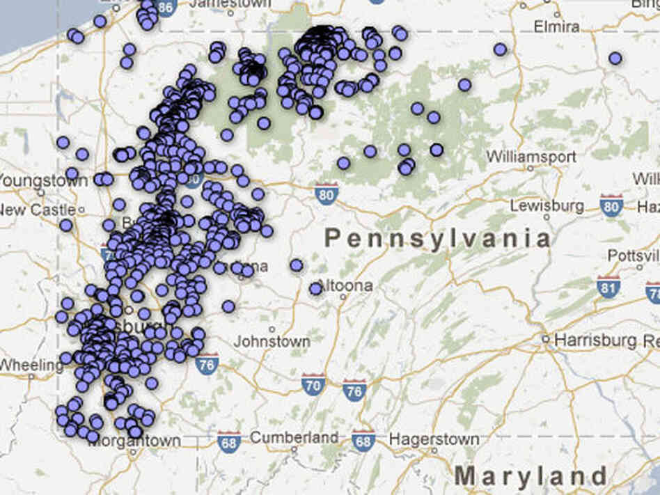 Mapping Pennsylvania's Abandoned Wells: About 200,000 orphaned and abandoned wells dot the state, but there's information about only a fraction of them. Check out the interactive map over at StateImpact Pennsylvania. Mapping Pennsylvania's Abandoned Wells: About 200,000 orphaned and abandoned wells dot the state, but there's information about only a fraction of them. Check out the interactive map over at StateImpact Pennsylvania.