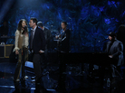 Steven Tyler, Jimmy Fallon, Bruce Springsteen and Billy Joel participate in NBCUniversal's Hurricane Sandy: Coming Together Relief Benefit on Friday in New York City. Mary J. Blige, Christina Aguilera, Jon Bon Jovi and Sting also performed. And now we're done talking about that. Steven Tyler, Jimmy Fallon, Bruce Springsteen and Billy Joel participate in NBCUniversal's Hurricane Sandy: Coming Together Relief Benefit on Friday in New York City. Mary J. Blige, Christina Aguilera, Jon Bon Jovi and Sting also performed. And now we're done talking about that.