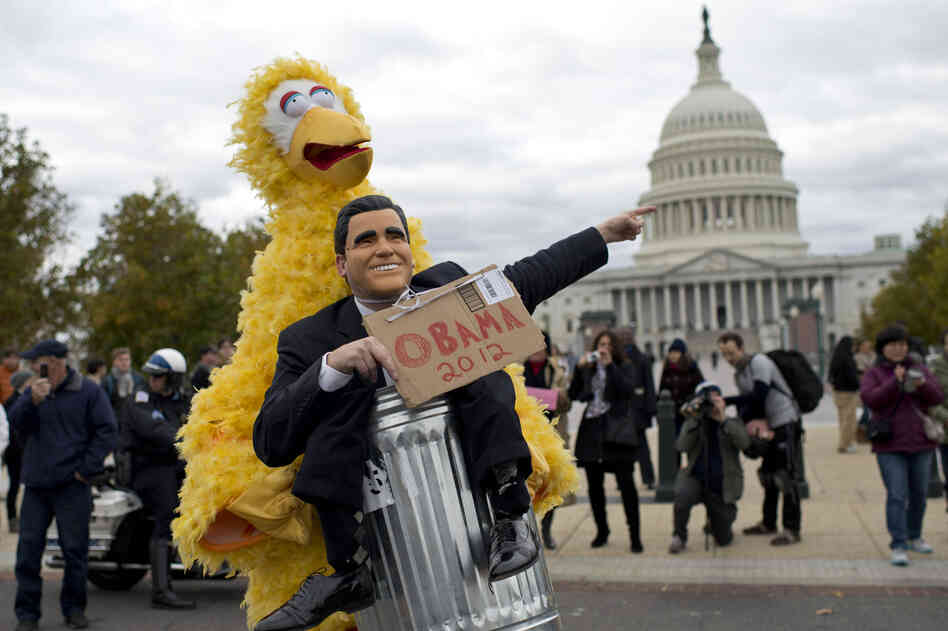 In the first presidential debate, Mitt Romney said he loved Big Bird, but as president he would cut funding for public broadcasting as a way to reduce the deficit.