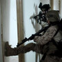 A still image from a clip of the National Geographic Channel's SEAL Team Six. The film, which depicts the events leading up to the raid that killed Osama bin Laden, premieres Sunday night.