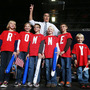 Republican presidential candidate Mitt Romney poses with children during a campaign rally in Des Moines, Iowa, on Sunday. Republican presidential candidate Mitt Romney poses with children during a campaign rally in Des Moines, Iowa, on Sunday.