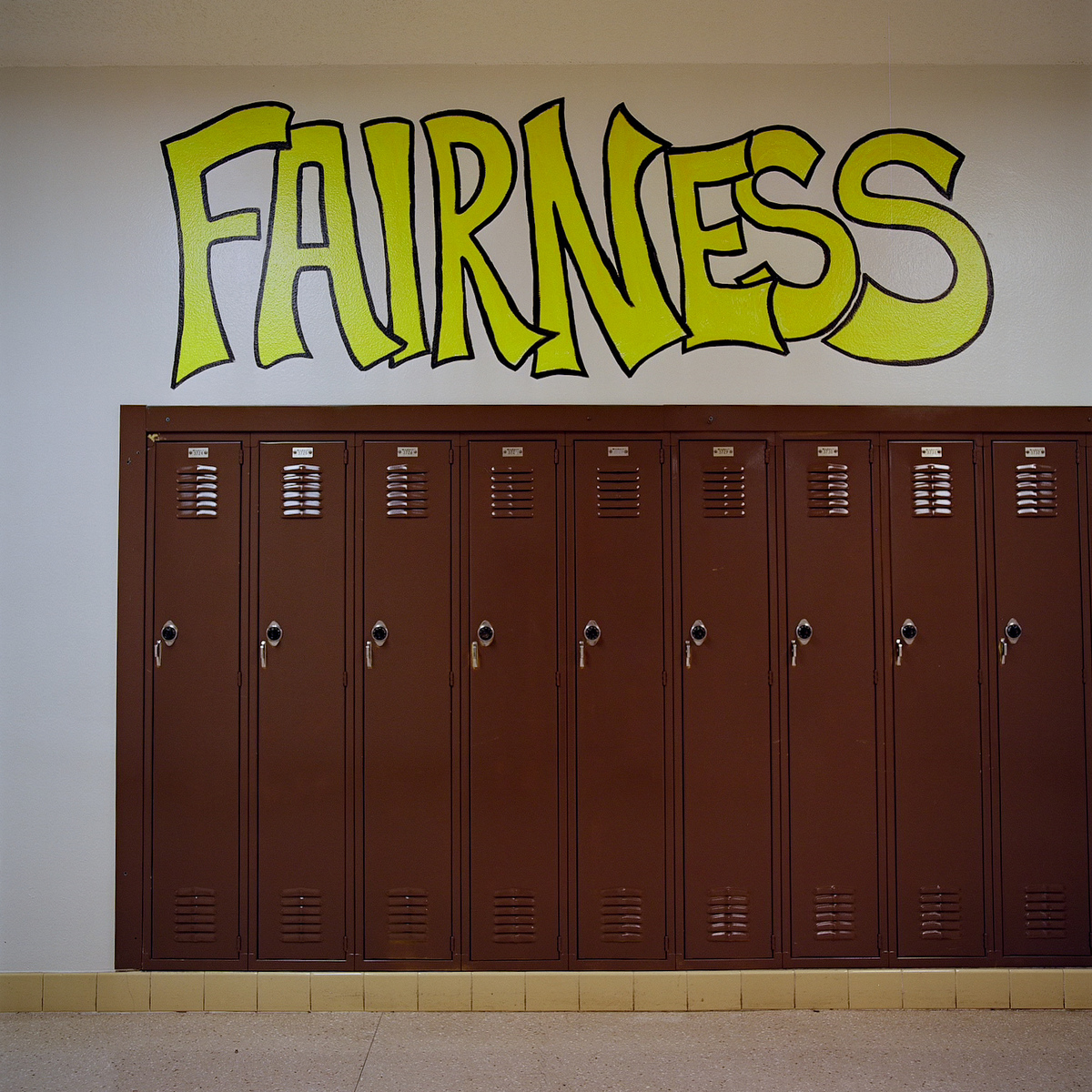 A mural in the hallway of D.A. Hulcy Middle School.
