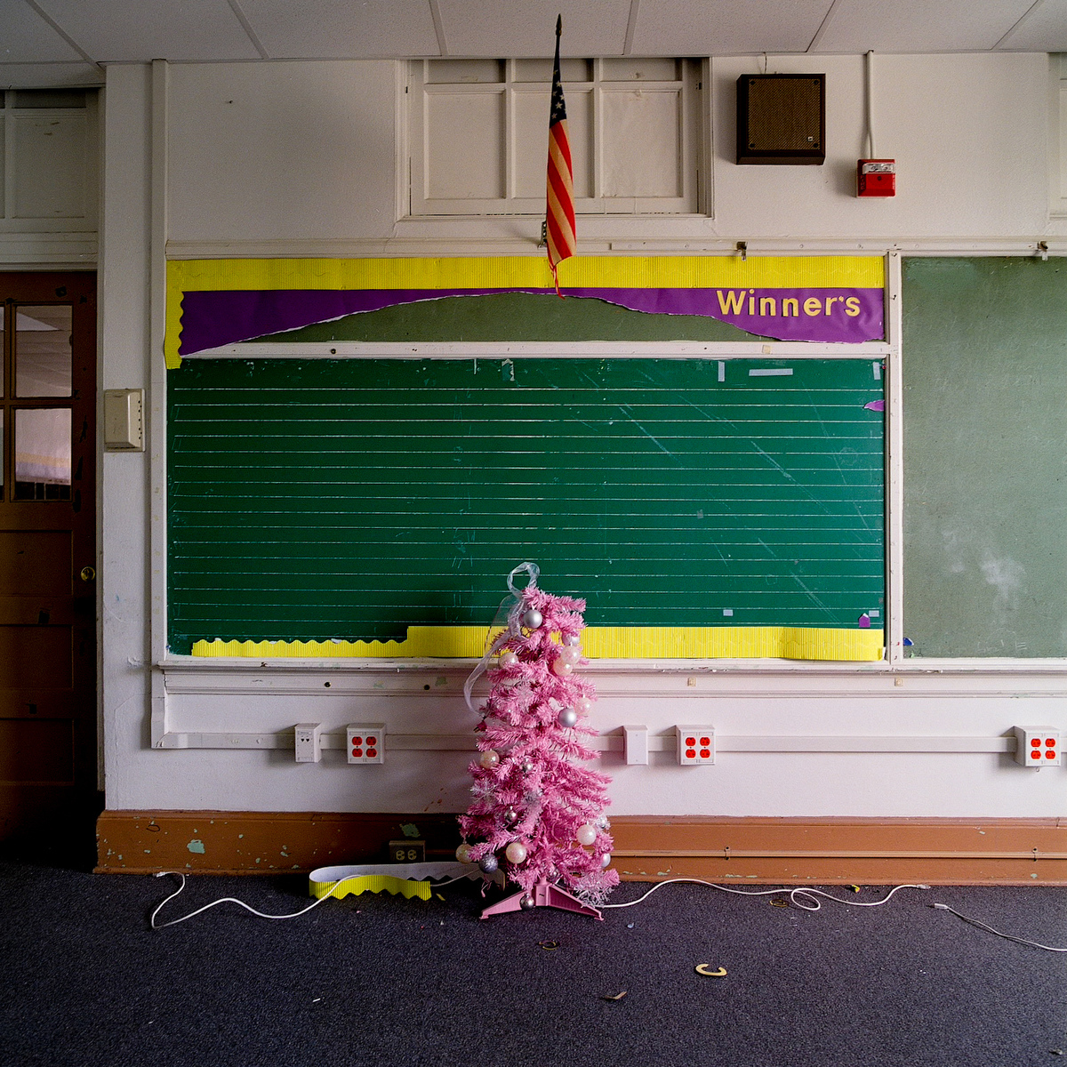An empty classroom at Julia C. Frazier Elementary School in Dallas. The Dallas Independent School District closed 11 school buildings this year.