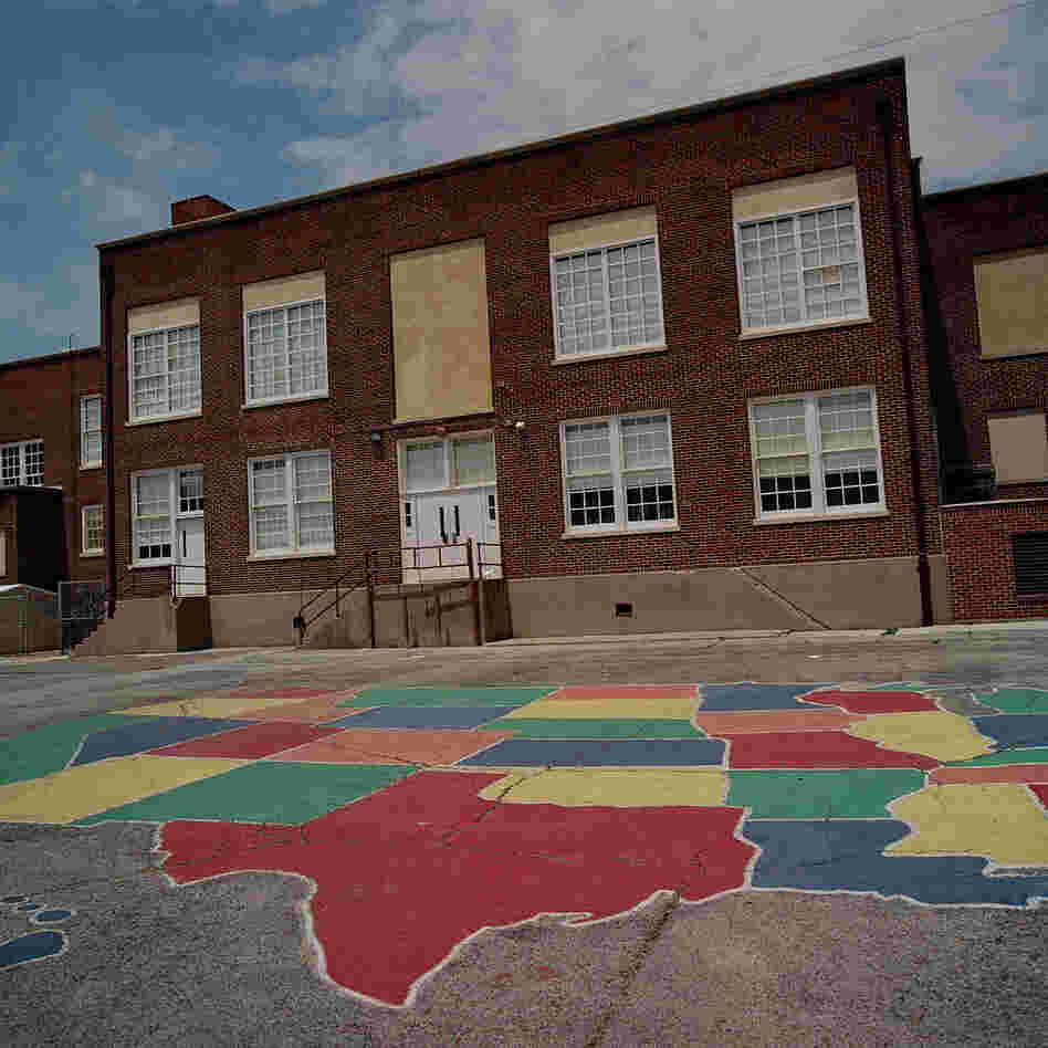 The playground at James B. Bonham Elementary School.
