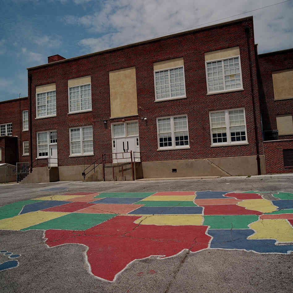 The playground at James B. Bonham Elementary School.