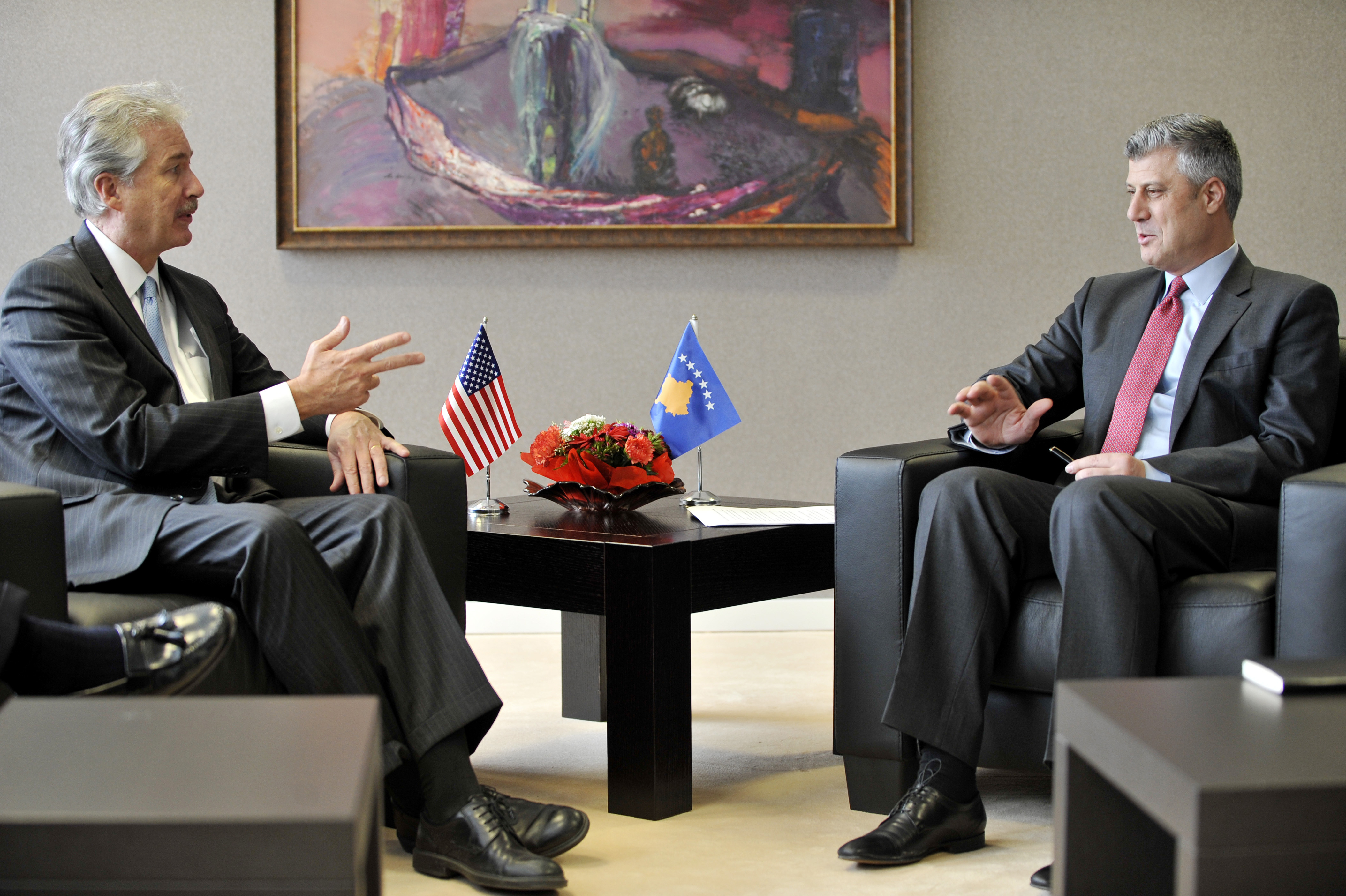 William Burns, 56 (left), the deputy secretary of state, could get a promotion if Obama wins re-election.