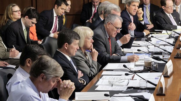 Until the political parties learn to hold the center, we may wind up with more of this. (AP)