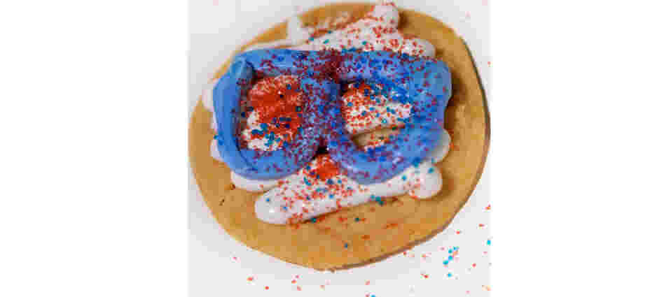 As a reward for voting, kids got to decorate sugar cookies during the mock Election Day.