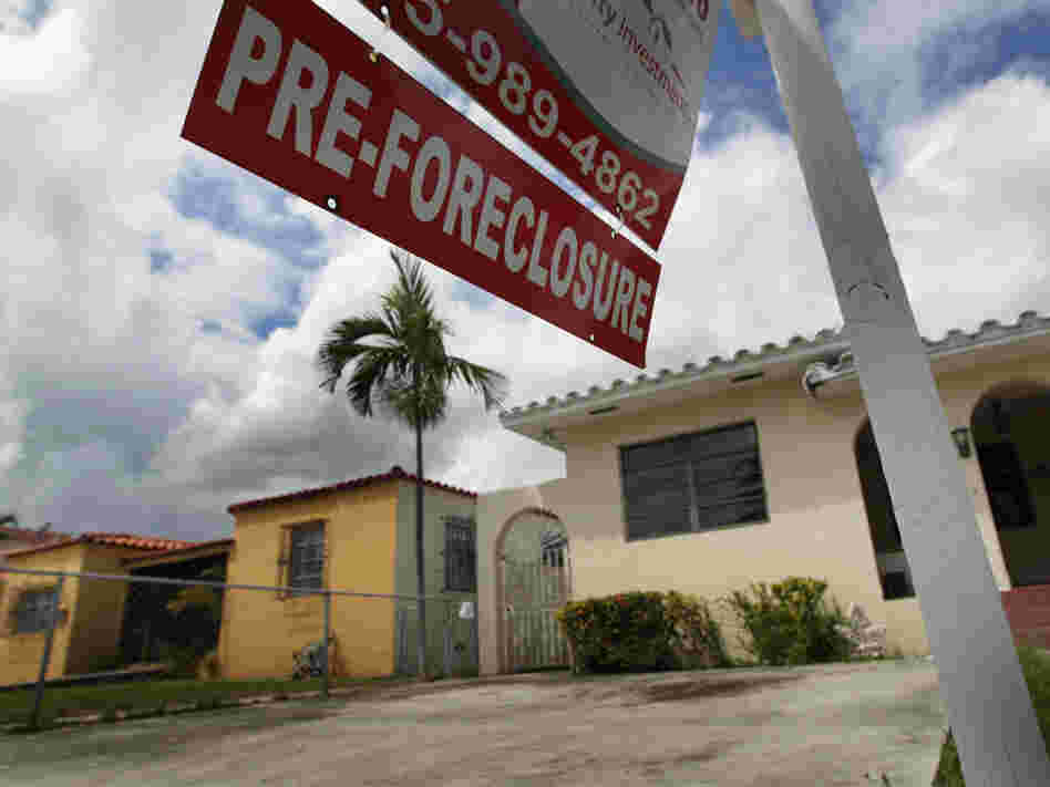 Foreclosure sign Foreclosure sign
