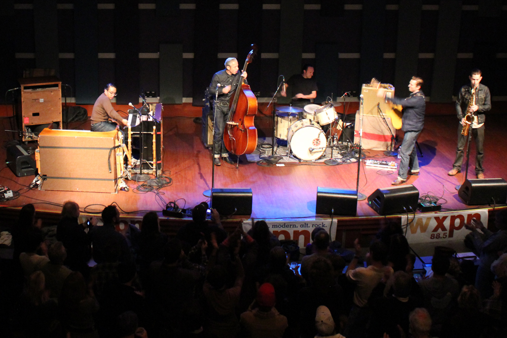 The World Cafe Live theater in Philadelphia was packed for the performance.