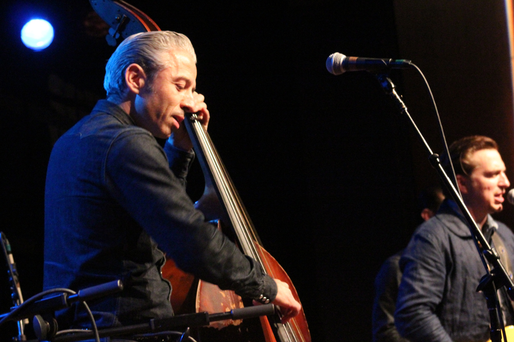 Bass player Jimmy Sutton is also McPherson's music director and producer.