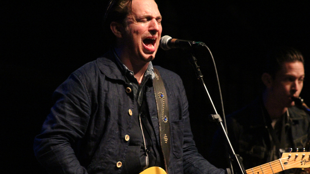 JD McPherson puts on a fiery show at WXPN.