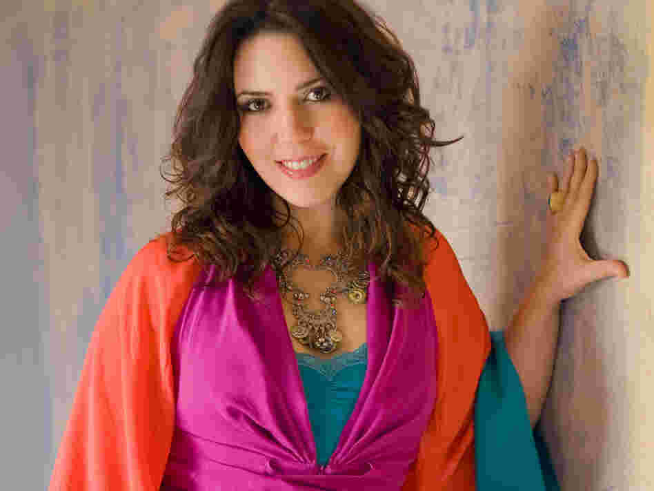 Gabriela Montero takes ideas from audience members to create on the spot improvisations.
