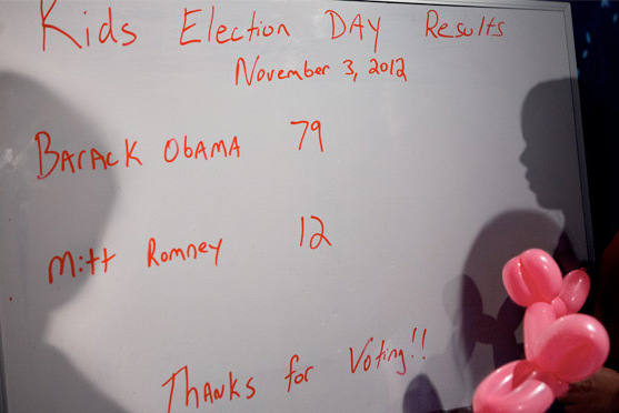 Cookies, Wax And The Vote: Kids Choose The Next President