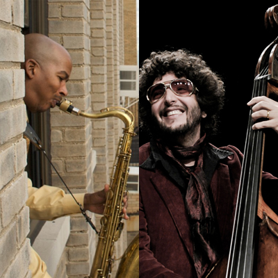 Gregory Tardy (left) and Omer Avital.