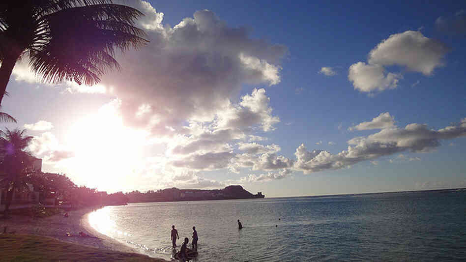 An evening in Guam in 2009.