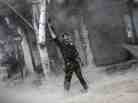 A rebel fighter raises his weapon after firing a missile Sunday toward Syrian government troops in the northern city of Aleppo. Syria's largest city has been the scene of heavy fighting for the past three months. Both sides control part of the city, and the fight has been a stalemate recently. A rebel fighter raises his weapon after firing a missile Sunday toward Syrian government troops in the northern city of Aleppo. Syria's largest city has been the scene of heavy fighting for the past three months. Both sides control part of the city, and the fight has been a stalemate recently.