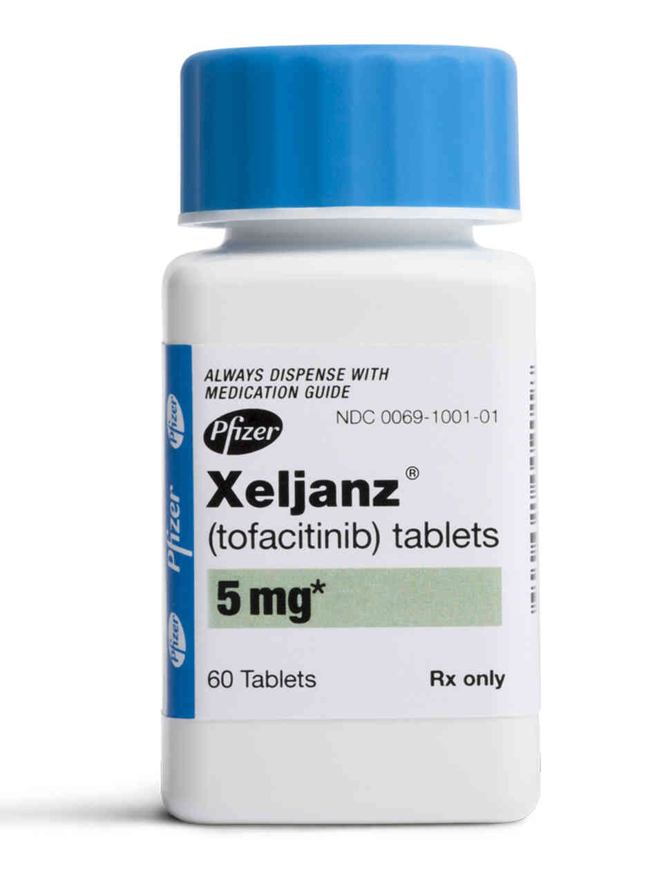 A bottle like this one containing Xeljanz, a new arthritis drug from Pfizer, would cost more than $2,000 wholesale.