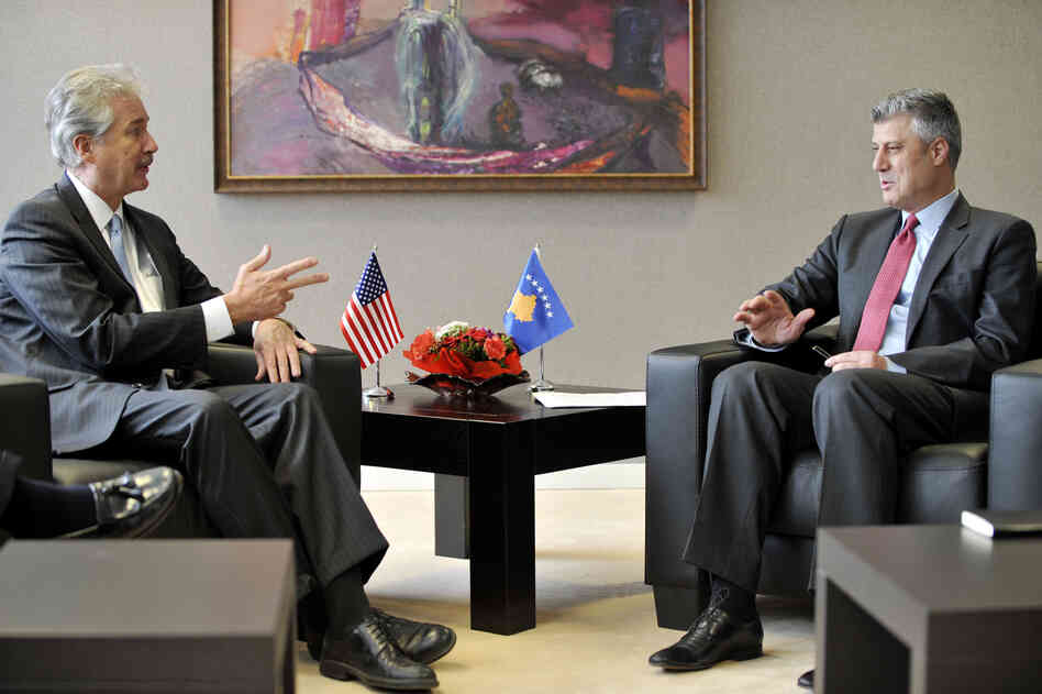 Deputy Secretary of State William Burns (left) could be up for a promotion.