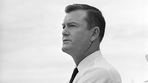 University of Texas football coach Darrell Royal during a game against Oklahoma in 1962. (AP)