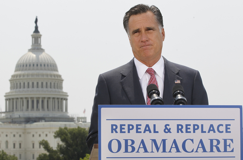 In June, former Massachusetts Gov. Mitt Romney was making the case for the repeal of the administration's health law. With his defeat, the law is looking secure.