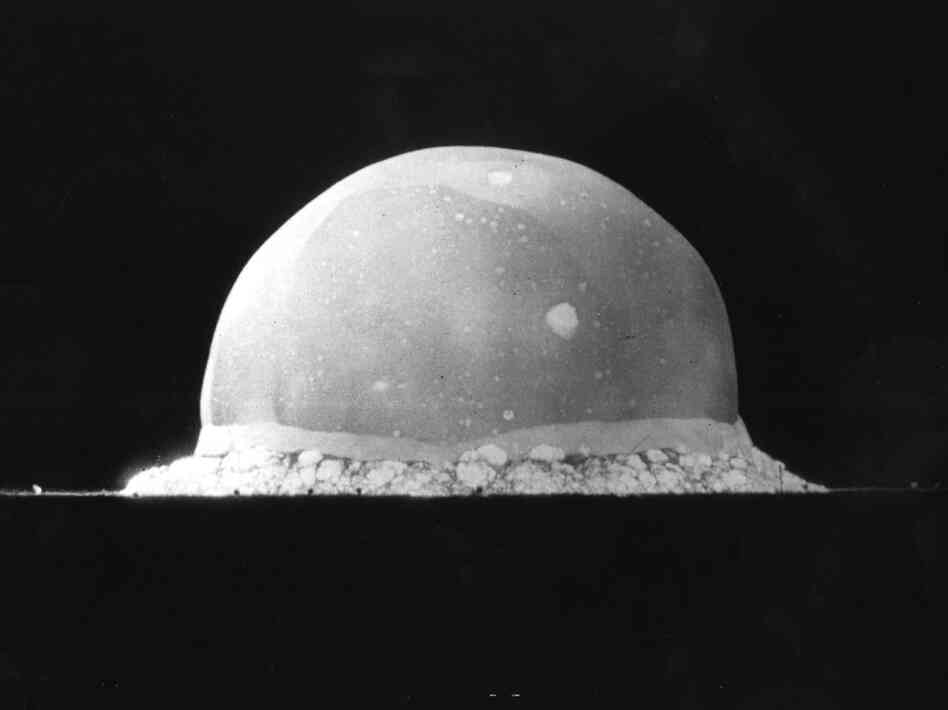 The relationship between science and the government shifted dramatically in the wake of World War II, when the fruits of basic research resulted in an applied technology that changed the course of the war and world forever. Above, a nuclear explosion at the Trinity Site on July 16, 1945.