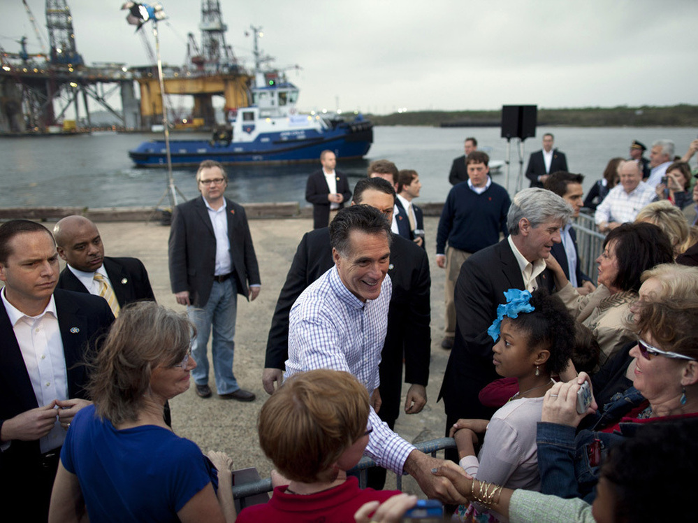 Republican presidential candidate Mitt Romney told a crowd in Pascagoula, Miss., in March that he was "learning to say 'y'all' and I like grits."
