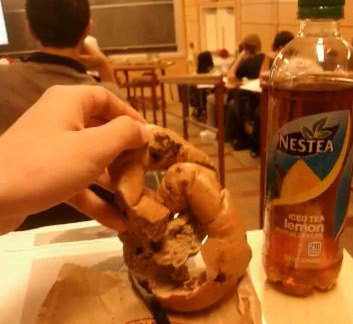 Mobius-sliced bagel Mobius-sliced bagel