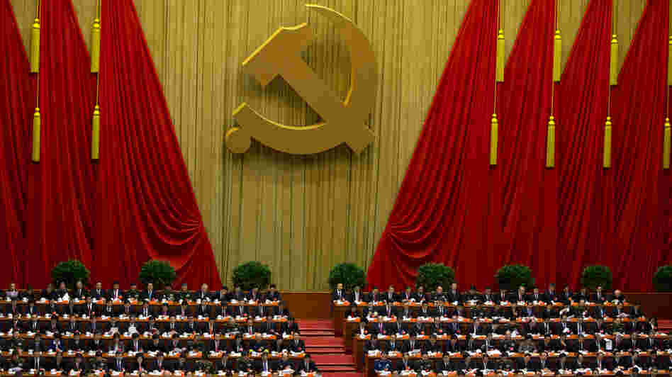 Chinese Communist Party leaders attend the opening session of the 18th Communist Party Congress at the Great Hall of the People in Beijing, on Thursday. The meeting marks the beginning of a once-in-a-decade transfer of power. Chinese Communist Party leaders attend the opening session of the 18th Communist Party Congress at the Great Hall of the People in Beijing, on Thursday. The meeting marks the beginning of a once-in-a-decade transfer of power.
