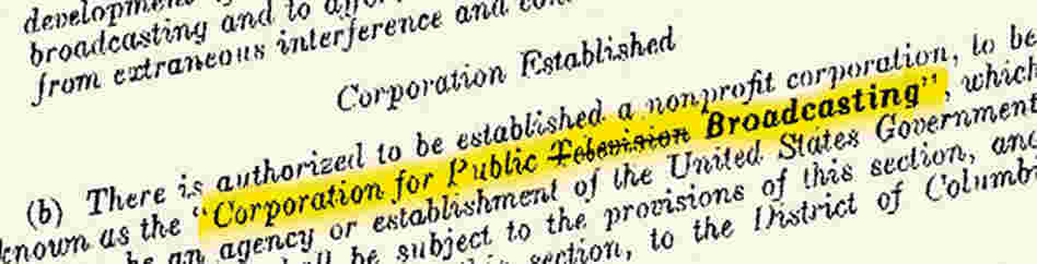 Text from the Public Broadcasting Act of 1967. Text from the Public Broadcasting Act of 1967.