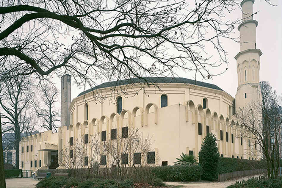 Grand Mosque (Great Mosque of Brussels), Location: Brussels, Belgium, Architect: Ernest Van Humbeek, Tunisian Boubaker