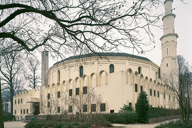 Grand Mosque (Great Mosque of Brussels), Location: Brussels, Belgium, Architect: Ernest Van Humbeek, Tunisian Boubaker