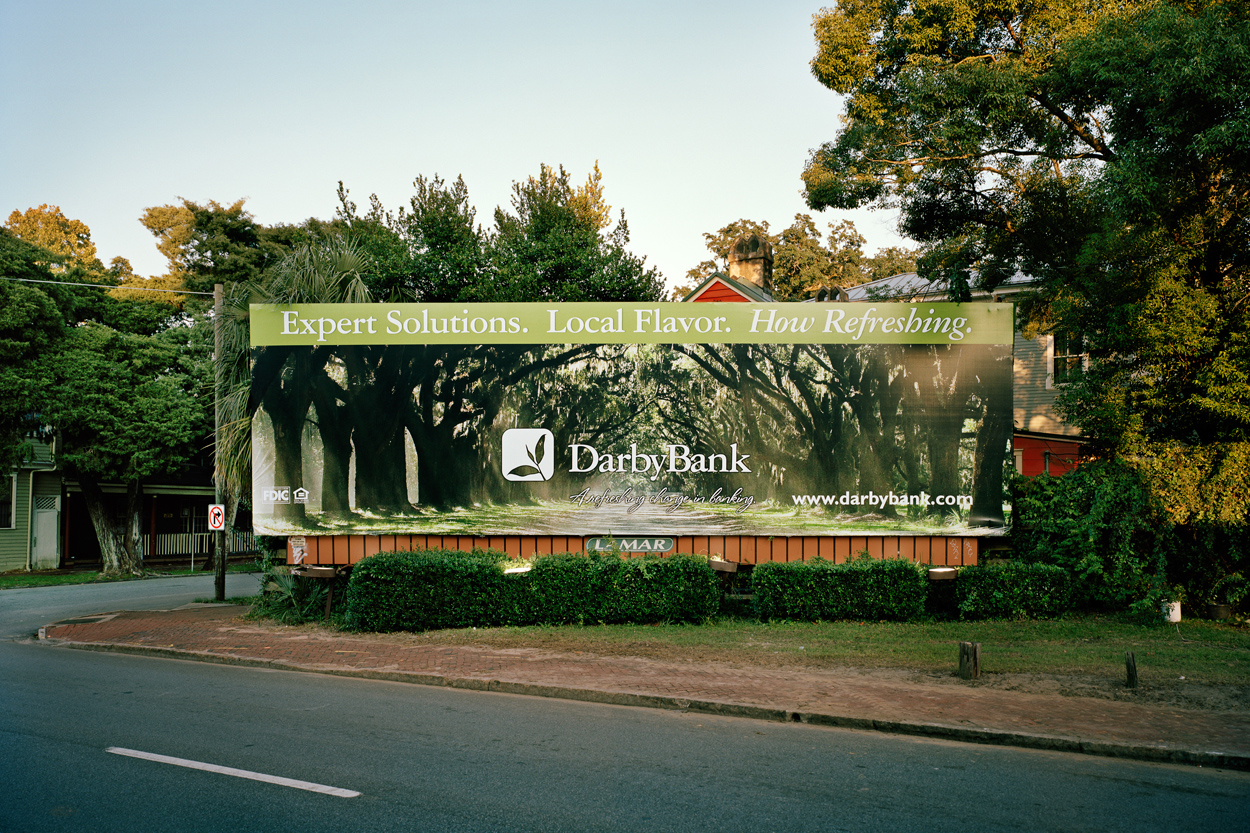 Billboard With Trees, Savannah, Ga., 2008