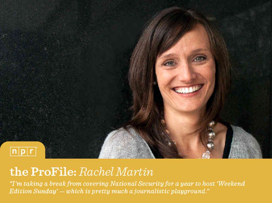 NPR host and correspondent Rachel Martin. NPR host and correspondent Rachel Martin.