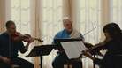 Mark Ivanir, Philip Seymour Hoffman, Christopher Walken and Catherine Keener as the Fugue String Quartet. Mark Ivanir, Philip Seymour Hoffman, Christopher Walken and Catherine Keener as the Fugue String Quartet.
