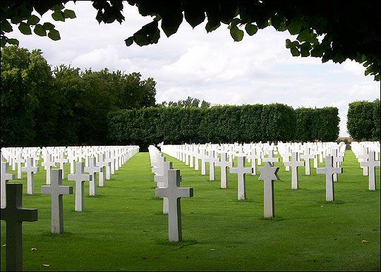 The elaborate cemetery for Americans in the village of Thiaucourt holds more than 4,000 graves.
