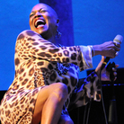 Dee Dee Bridgewater (right) smiles big with pianist Edsel Gomez. Dee Dee Bridgewater (right) smiles big with pianist Edsel Gomez.