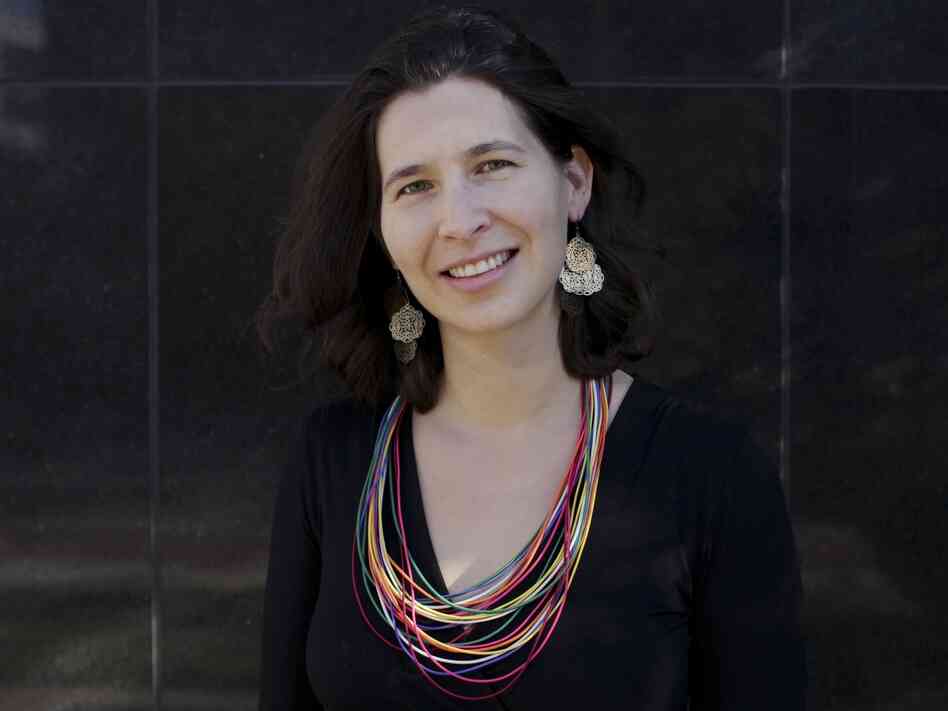 Idra Novey visits NPR headquarters in Washington. Idra Novey visits NPR headquarters in Washington.