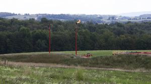 Shell burned off gas from June through August at the Morse well pad in Bradford County, Pa., to prevent natural gas from leaking to the surface after one of its drilling sites intersected an abandoned gas well.