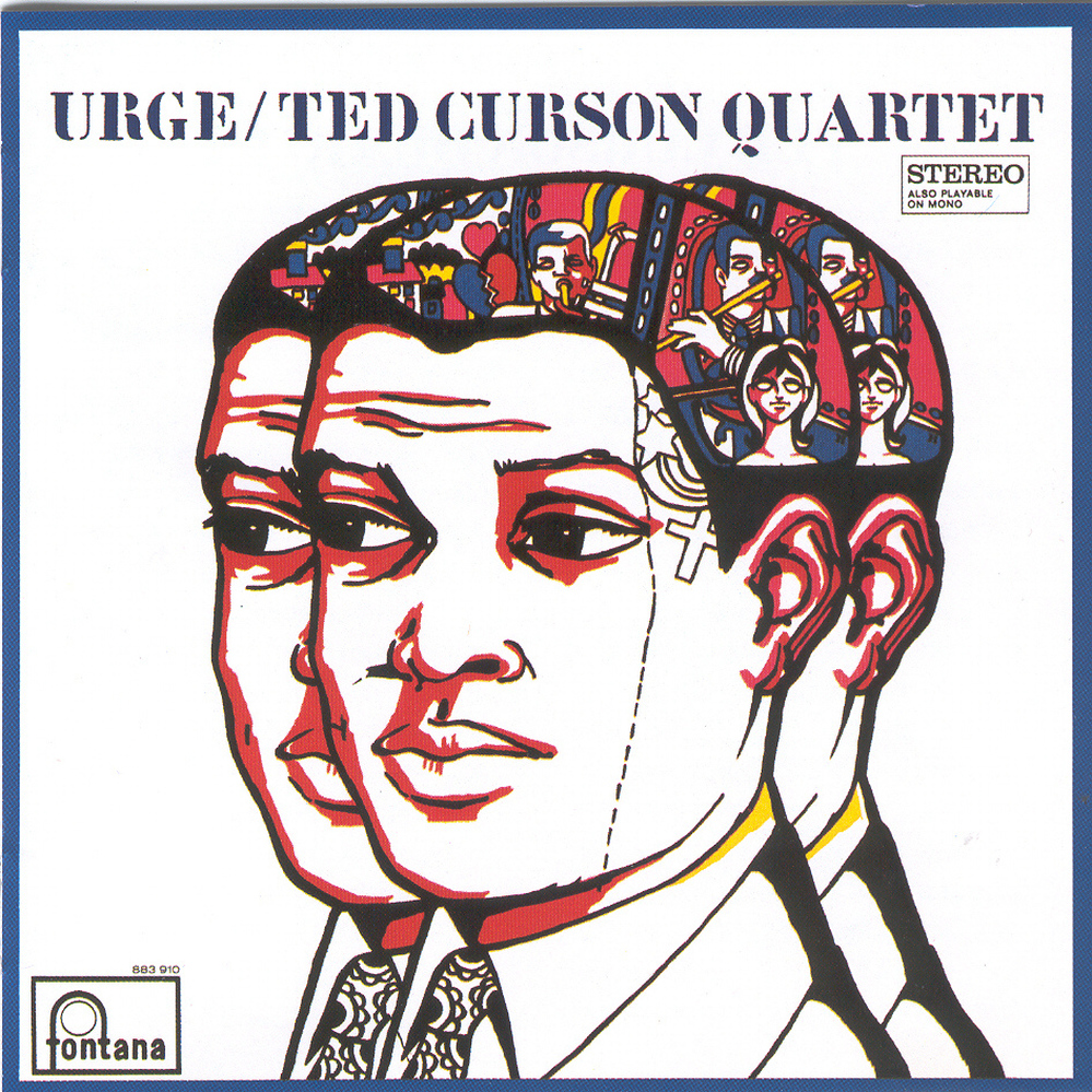 Trumpeter Ted Curson, depicted here on the cover of his album Urge, died last Sunday morning.