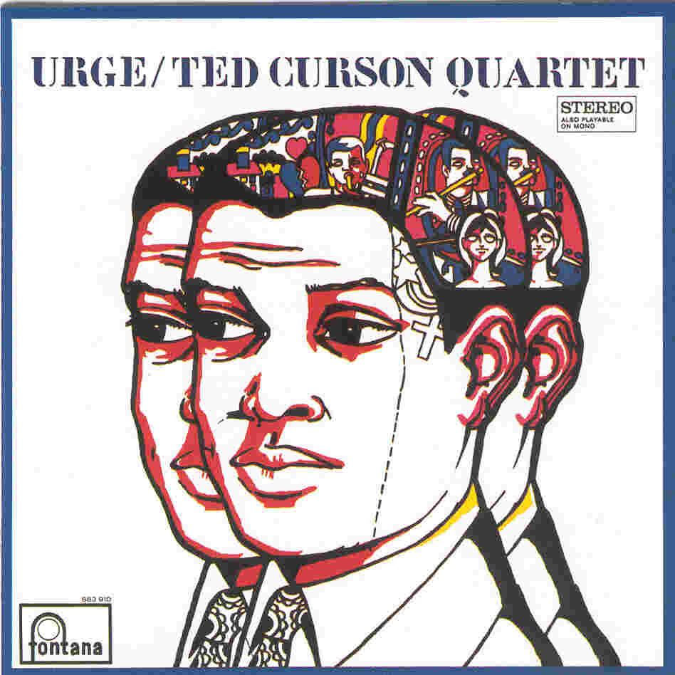 Trumpeter Ted Curson, depicted here on the cover of his album Urge, died last Sunday morning.