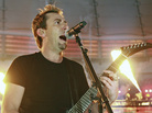 Nickelback's Chad Kroeger performs during halftime of a Canadian football game in Vancouver. On the band's own tours, expensive pyrotechnics are more rare. Nickelback's Chad Kroeger performs during halftime of a Canadian football game in Vancouver. On the band's own tours, expensive pyrotechnics are more rare.
