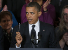 President Obama speaks about the economy and the deficit at the White House on Friday. He says this time around, he has proof that Americans agree with his approach. President Obama speaks about the economy and the deficit at the White House on Friday. He says this time around, he has proof that Americans agree with his approach.