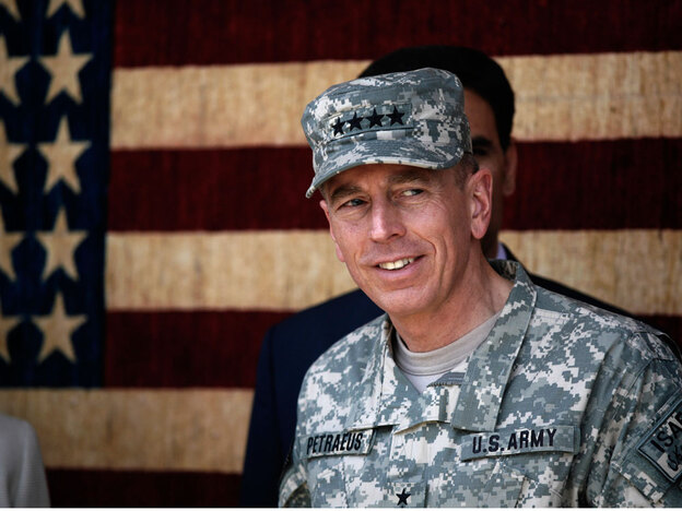 Gen. David Petraeus in Afghanistan in 2010. (AP)
