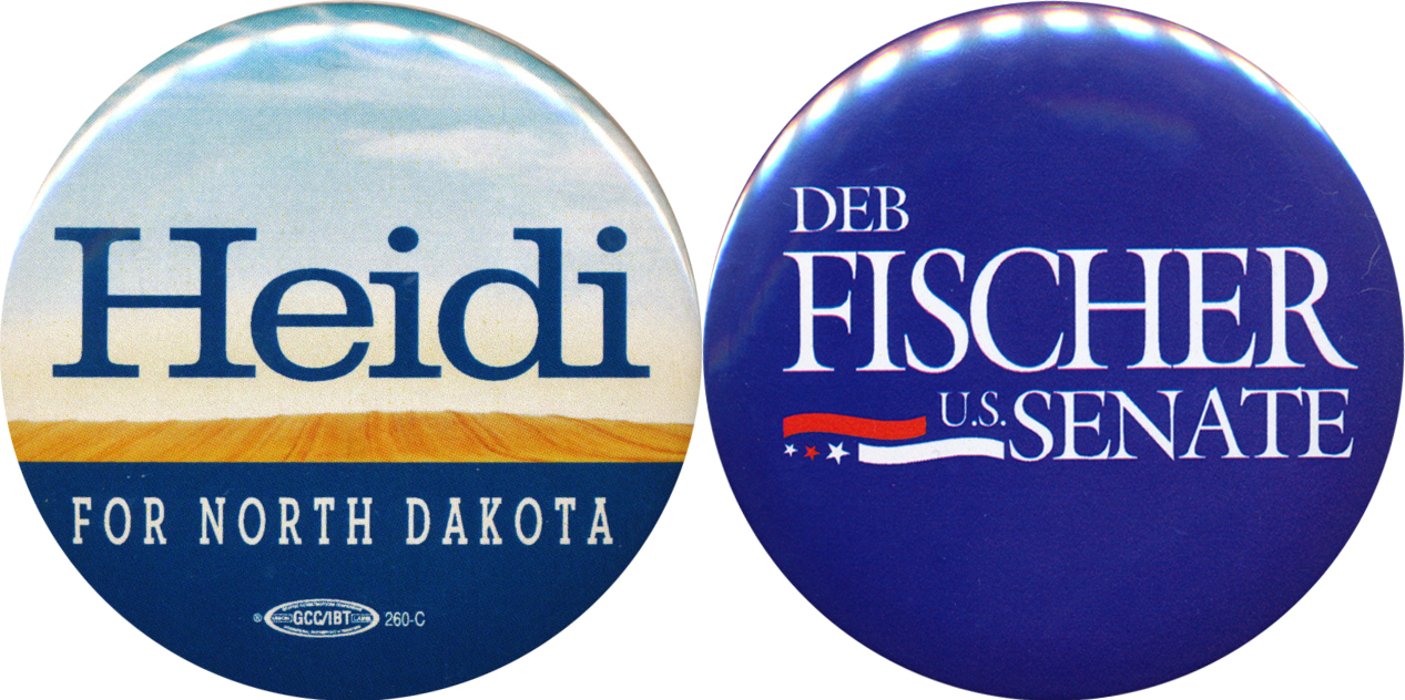Heitkamp (D-N.D.) scored the biggest Senate upset of the night; Fischer (R-Neb.) was the lone GOP pickup.