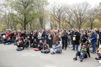 The Mingus Big Band attracted a large audience to the bandshell near Rumsey Playfield.