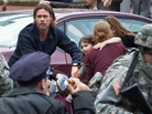 Brad Pitt in World War Z. Brad Pitt in World War Z.