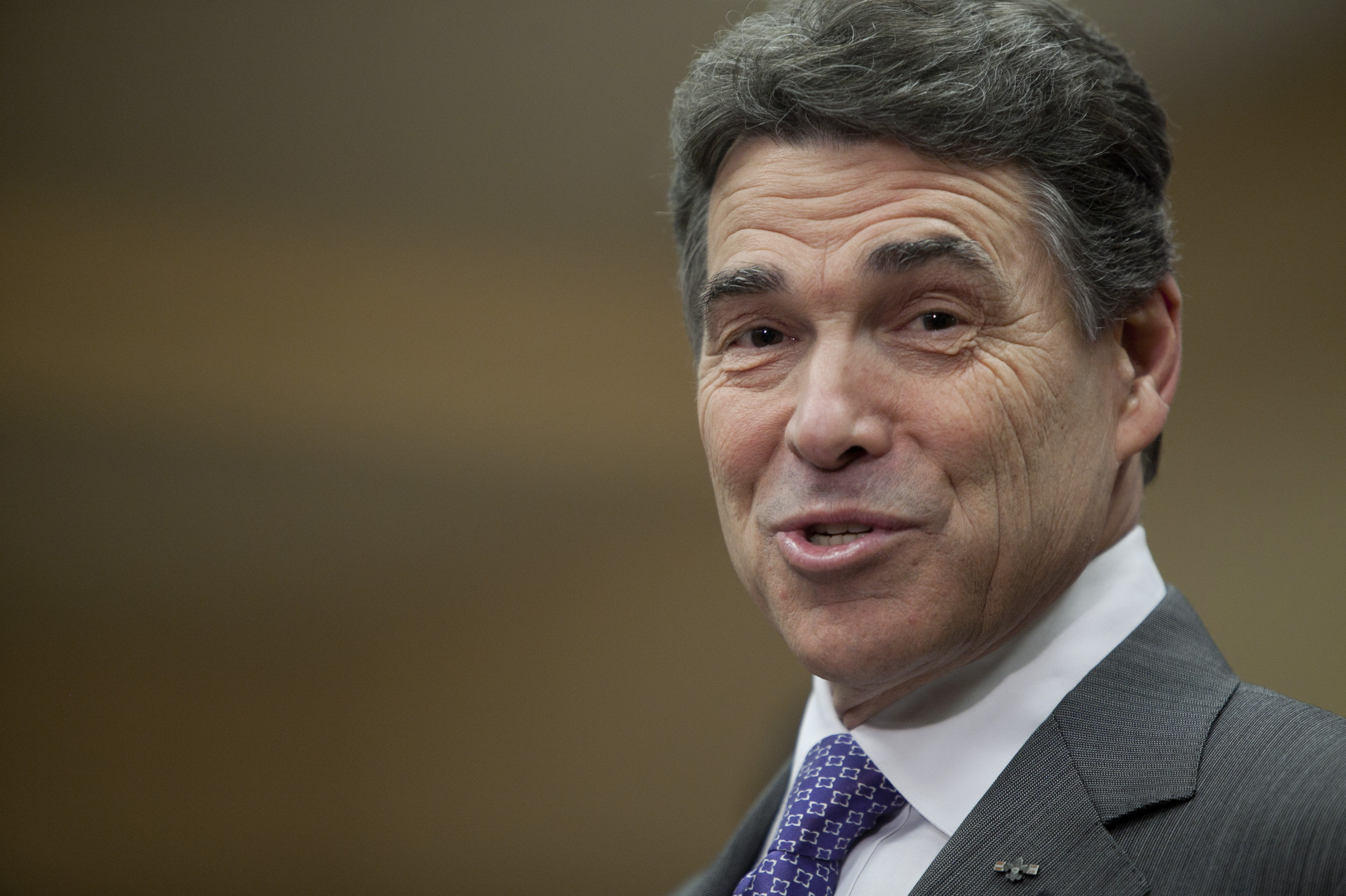 Texas Gov. Rick Perry speaks to the media in January. Texas Gov. Rick Perry speaks to the media in January.